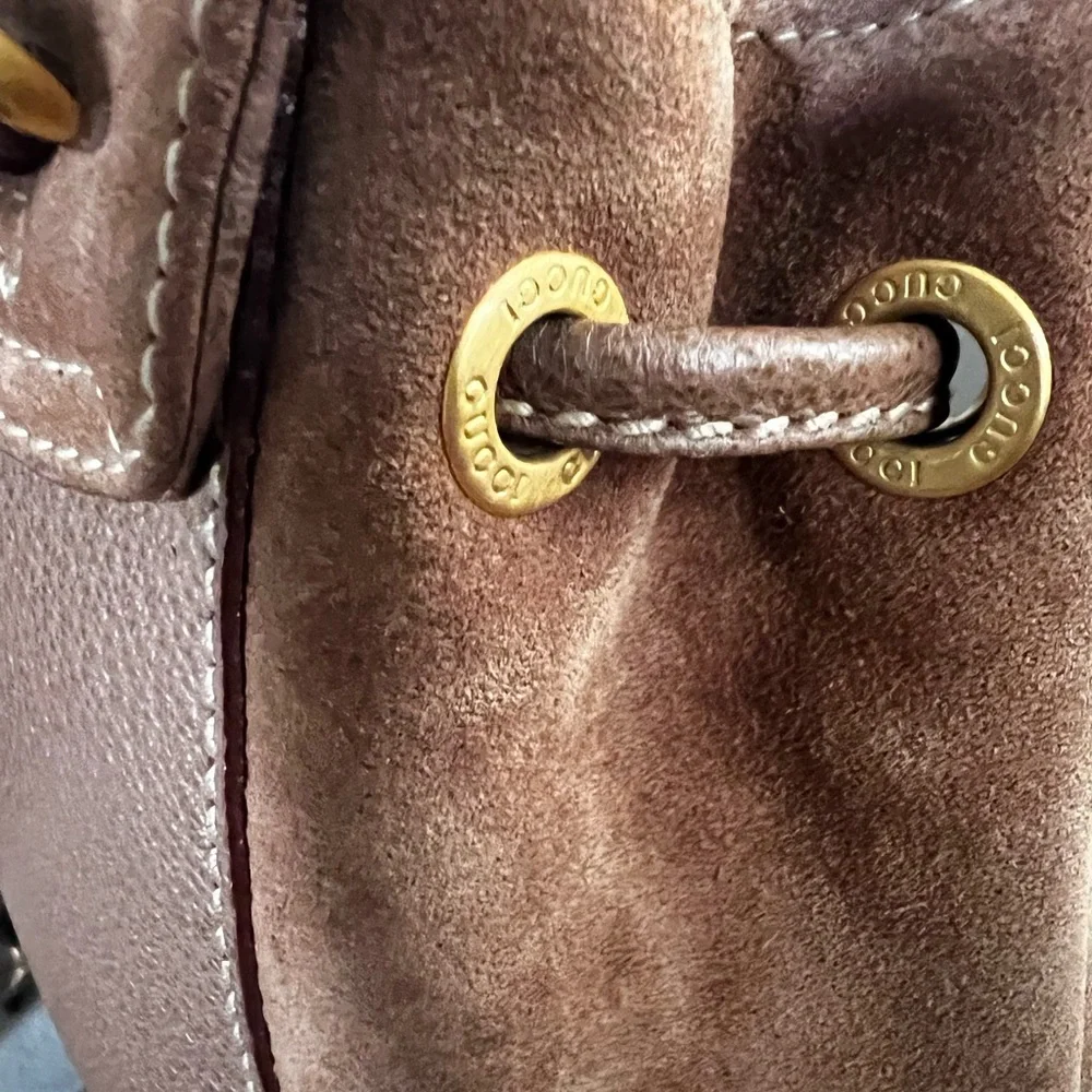 Rare Vintage 1970s Gucci Mini Bamboo Backpack - Picture 12 of 13